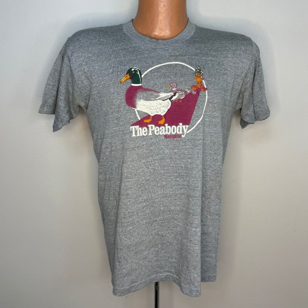 Vintage 1980s The Peabody Hotel Memphis T-Shirt, Sportswear Size Medium, Ducks